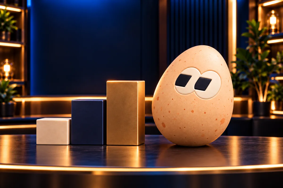 The FOMOEgg egg in the studio, illustrating: How do I check the top holders of a token?