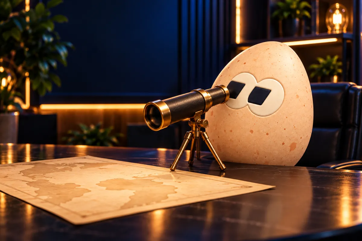 The FOMOEgg egg in the studio, illustrating: How do I use a block explorer?