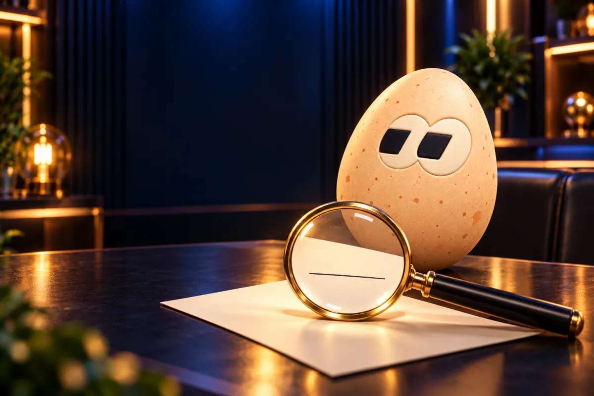 The FOMOEgg egg in the studio, illustrating: How can I check that a burn really happened?