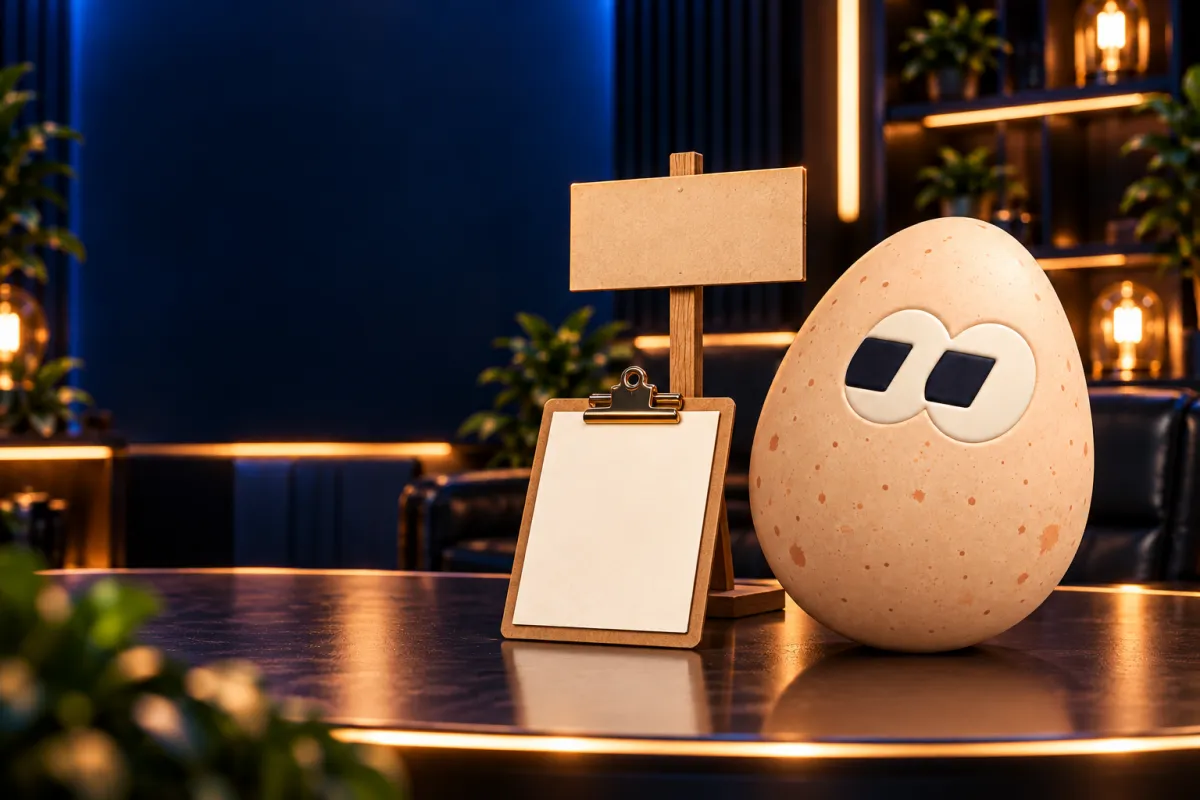 The FOMOEgg egg in the studio, illustrating: How do I check a CTO token before joining?